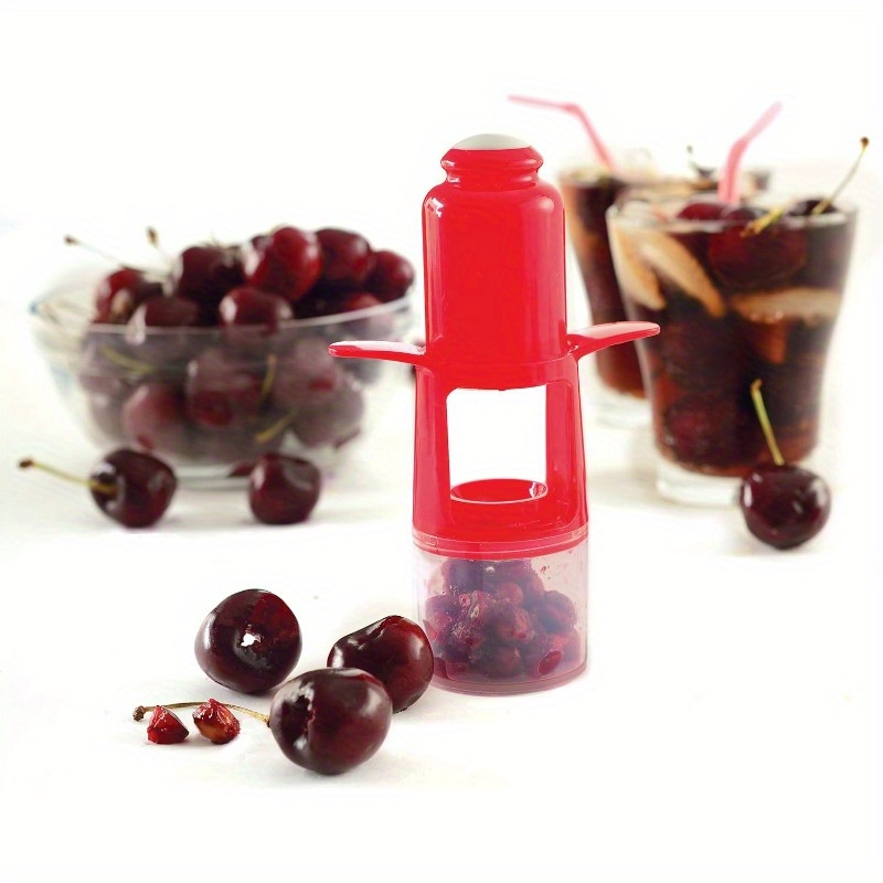 Kitchen Gadgets Tools - เครื่องมือแยกเมล็ดเชอร์รี่แบบสร้างสรรค์ ใช้งานง่าย อุปกรณ์ครัวสำหรับแยกเมล็ดเชอร์รี่