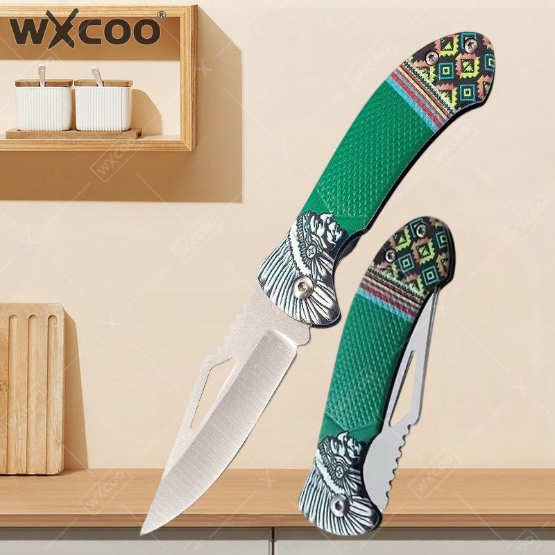 Kitchen Gadgets Products - มีดพับ WXCOO สแตนเลส มีดทำครัว มีดหั่นผัก อุปกรณ์เสริม