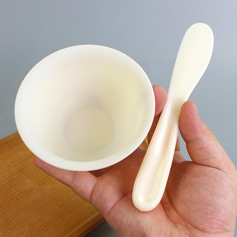 Silicone Spatula Set - ชุดอุปกรณ์ทำมาส์กหน้าซิลิโคนใหม่ ชามผสมมาส์ก ไม้พาย แปรงทาหน้า ชุดดูแลผิวหน้า DIY