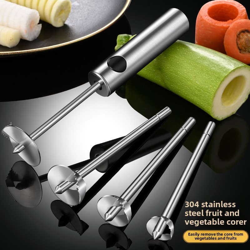 Kitchen Gadgets Tools - ชุดอุปกรณ์ครัว 1 ชุด เครื่องเจาะผัก เครื่องคว้าน เครื่องทำผักเกลียว