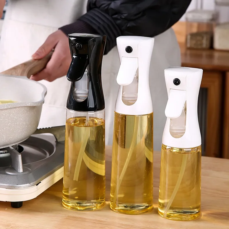Kitchen Gadgets Cool - กด-ประเภทสเปรย์น้ํามันขวด 200/300/500ML ครัวทําอาหาร Oil Sprayer บาร์บีคิวกลางแจ้งสเปรย์น้ํามันขวดน้ําส้มสายชูซอสถั่วเหลือง