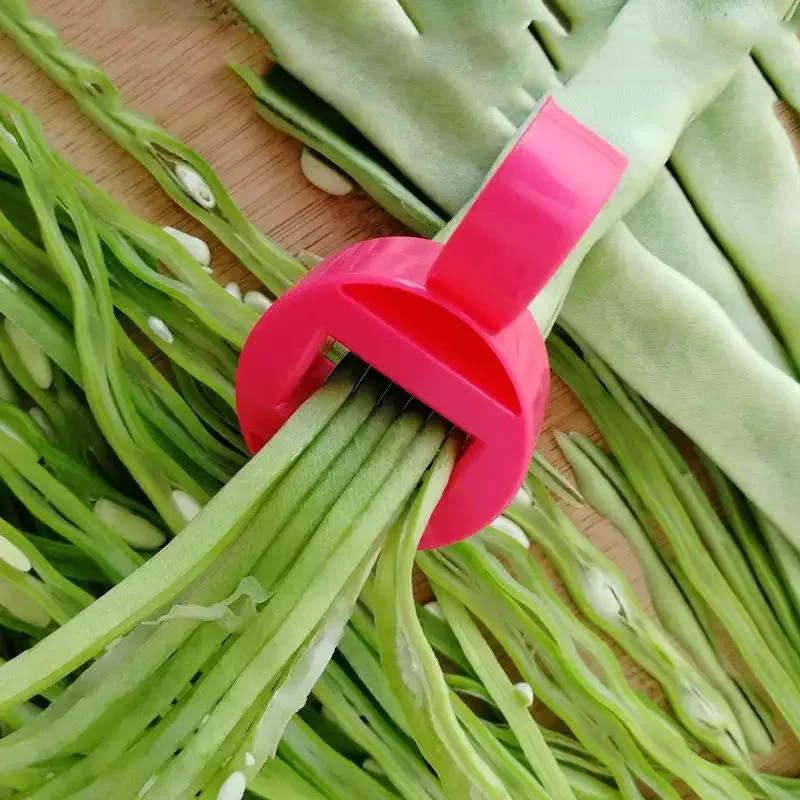 Kitchen Gadgets Green - Bean slicer เครื่องตัดถั่วเขียวตัดผักผลไม้ Stringer Peeler Remover