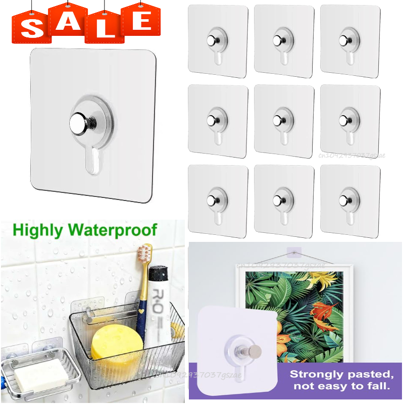 Kitchen Gadgets Everyone Needs - ตะขอแขวนกรอบรูป ชั้นวางของ ที่ยึดสกรู ที่แขวนประตู แบบติดผนัง อุปกรณ์อเนกประสงค์