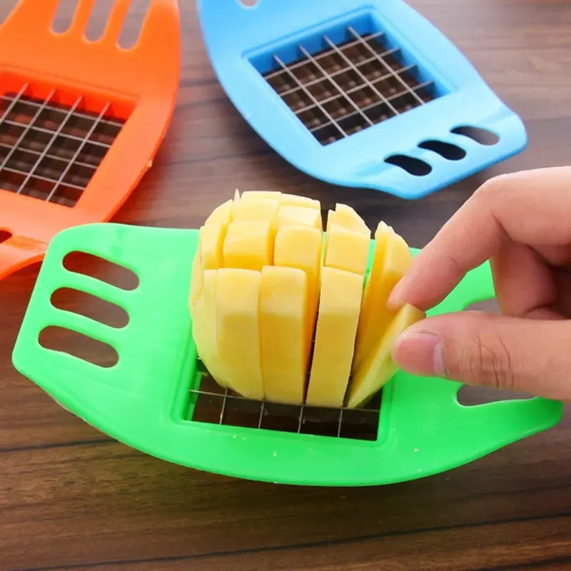 Kitchen Gadgets Vegetable Cutter - เครื่องทำเฟรนช์ฟรายส์ เครื่องตัดมันฝรั่ง เครื่องหั่นผัก เครื่องหั่นมันฝรั่ง เครื่องทำมันฝรั่งทอด เครื่องตัดมันฝรั่ง