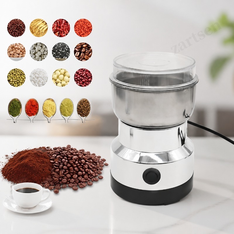 Kitchen Gadgets Blender - เครื่องบดอเนกประสงค์ในครัว 4 ใบมีด บดธัญพืช บดกาแฟ เครื่องบดกาแฟไฟฟ้าสำหรับใช้ในบ้าน