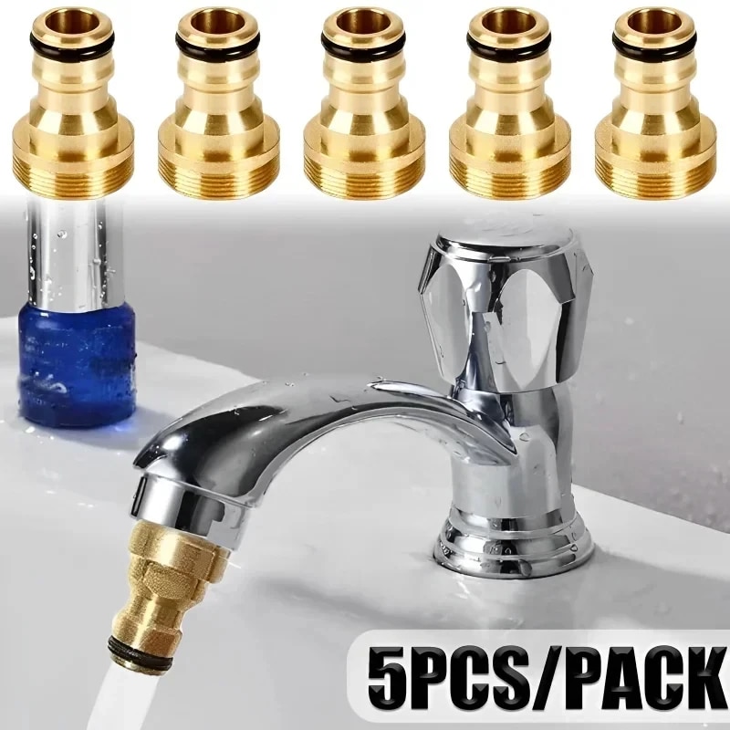 Kitchen Gadgets Blender - 1/2/5PCS Universal TAP อะแดปเตอร์ครัวก๊อกน้ําทองเหลืองรดน้ําสวนเครื่องมือ TAP Connector