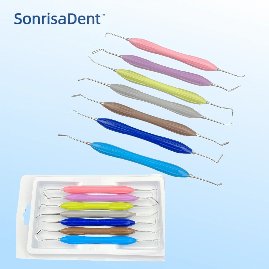 Silicone Spatula Set - เครื่องมือทันตกรรม ไม้พายเรซิน สำหรับงานคอมโพสิต ซิลิโคนเรซิน ฟิลเลอร์ สำหรับทันตแพทย์