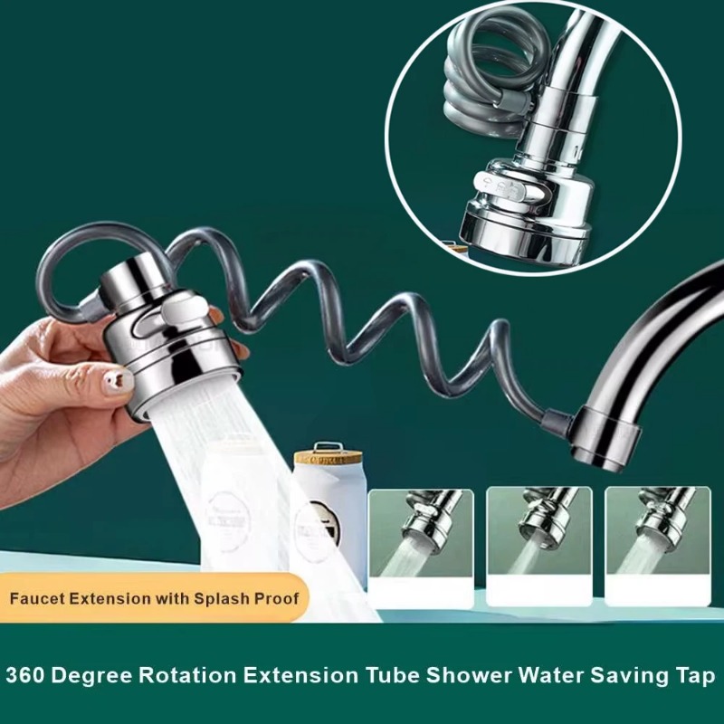 Kitchen Gadgets Everyone Needs - ใหม่ 3 โหมดก๊อกน้ําอ่างล้างจาน 360 องศาหมุนกรองหลอดฝักบัว Water
