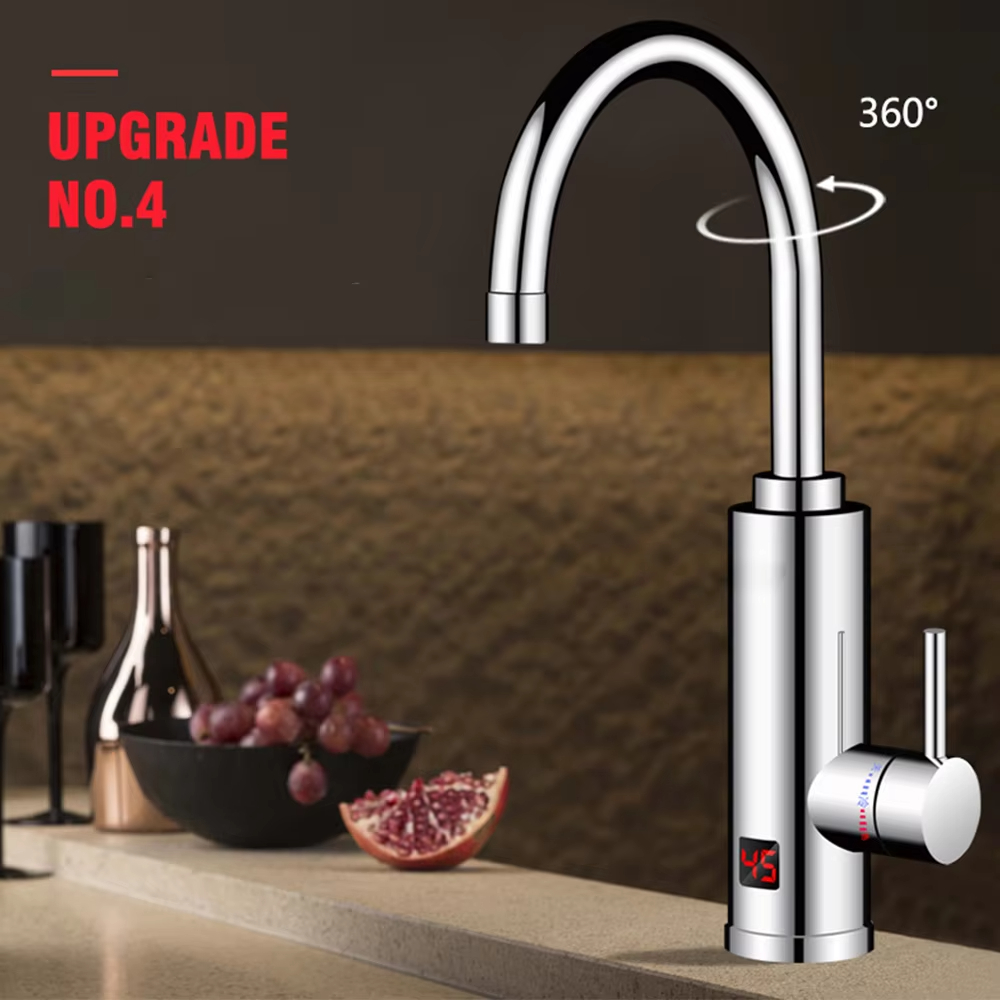 Kitchen Gadgets Blender - เครื่องทำน้ำร้อนไฟฟ้า 220V แบบไม่ใช้ถัง พร้อมก๊อกน้ำผสมในครัว 2-in-1 ระบบทำน้ำร้อนไหลผ่านทันที