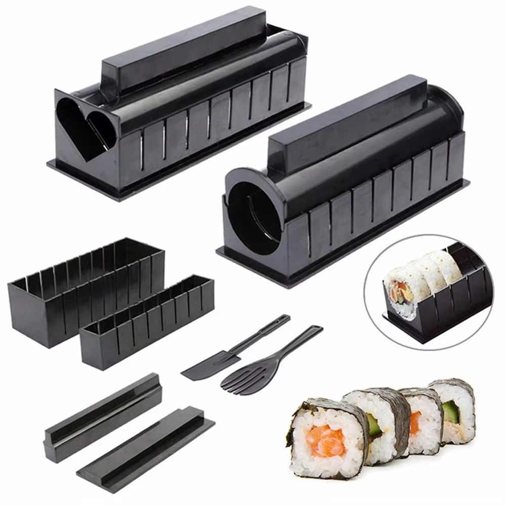 Kitchen Gadgets Everyone Needs - ชุดทำซูชิญี่ปุ่น 3 แบบ 3/10 ชิ้น ชุดอุปกรณ์ทำซูชิ