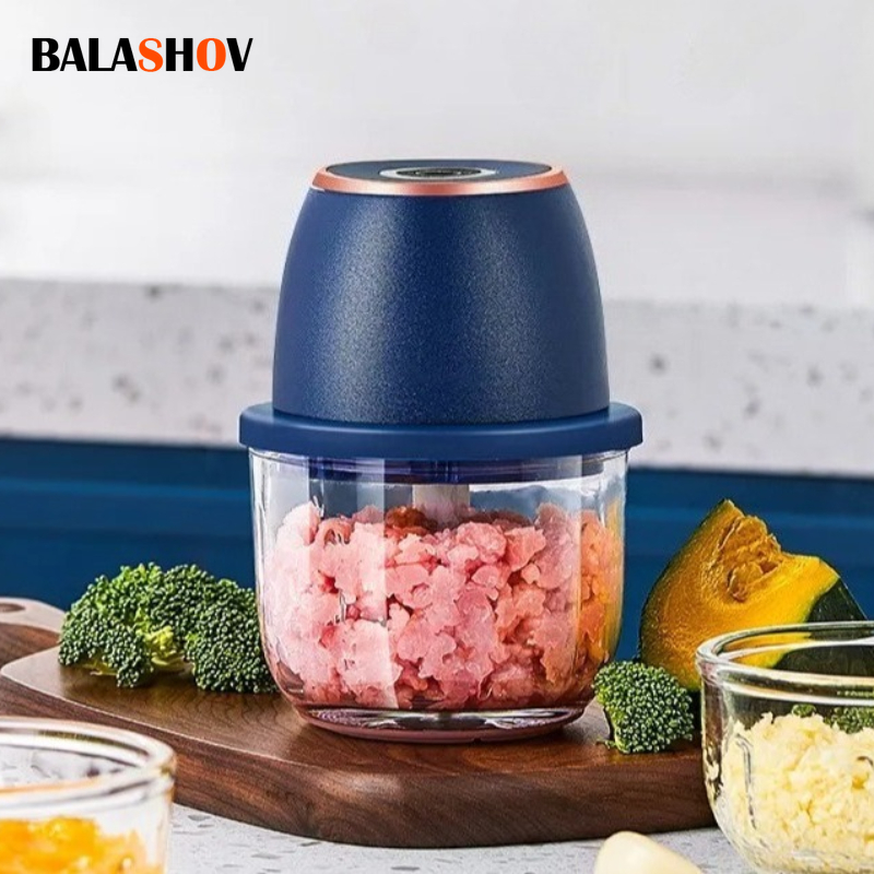Kitchen Gadgets Blender - เครื่องบดเนื้อไฟฟ้า 350 มล. เครื่องบดอาหาร เครื่องบดกระเทียม เครื่องหั่นผักอเนกประสงค์แบบ