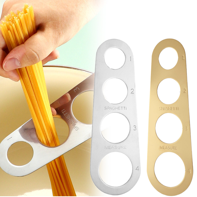 Kitchen Gadgets Products - สแตนเลสสปาเก็ตตี้ Measurer พาสต้าก๋วยเตี๋ยววัด Cook KITCHEN เค้กไม้บรรทัด