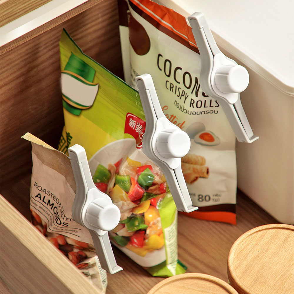 Kitchen Gadgets Cool - คลิปปิดผนึกถุงอาหารพร้อมพวยกาแบบพกพาน้ําหนักเบาคลิปปิดผนึกสําหรับใช้ในบ้านในครัว