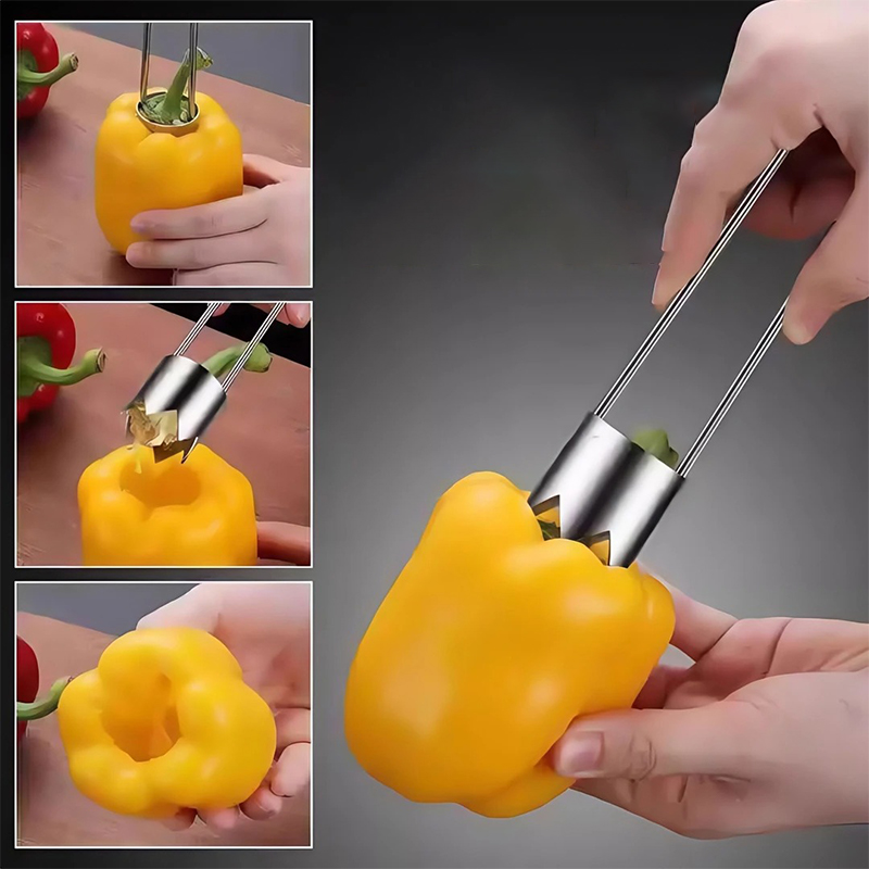 ผลไม้สแตนเลส Core Remover Appl - Kitchen Gadgets Tools บทวิจารณ์และราคา