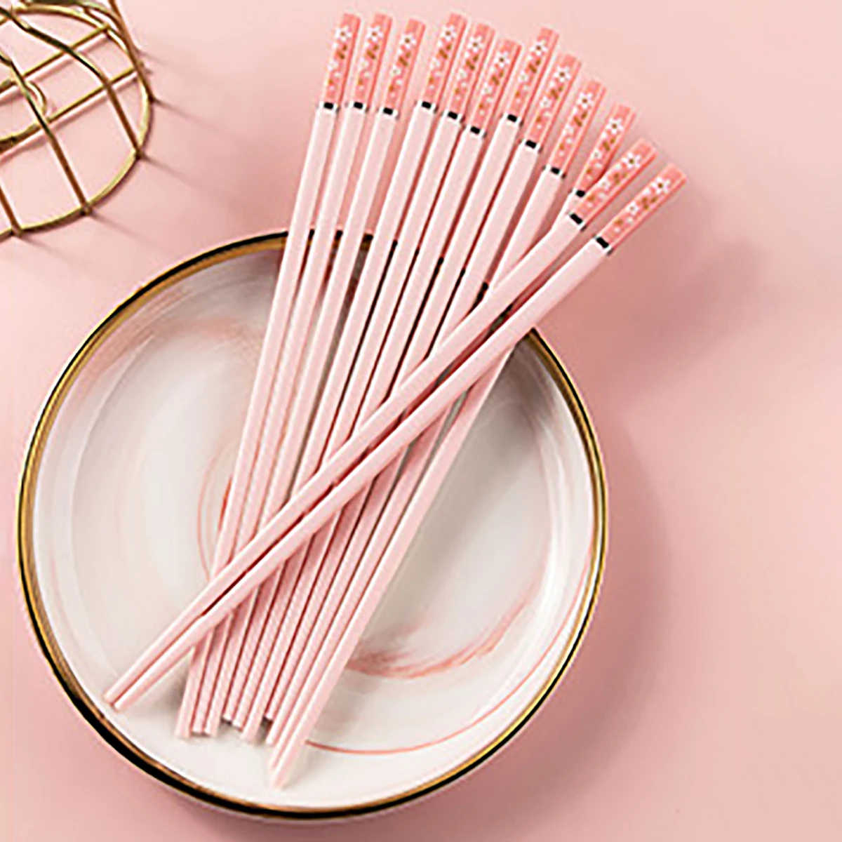 5 คู่สีชมพูสีเขียวลื่นชุดตะเกี - Kitchen Gadgets Green บทวิจารณ์และราคา