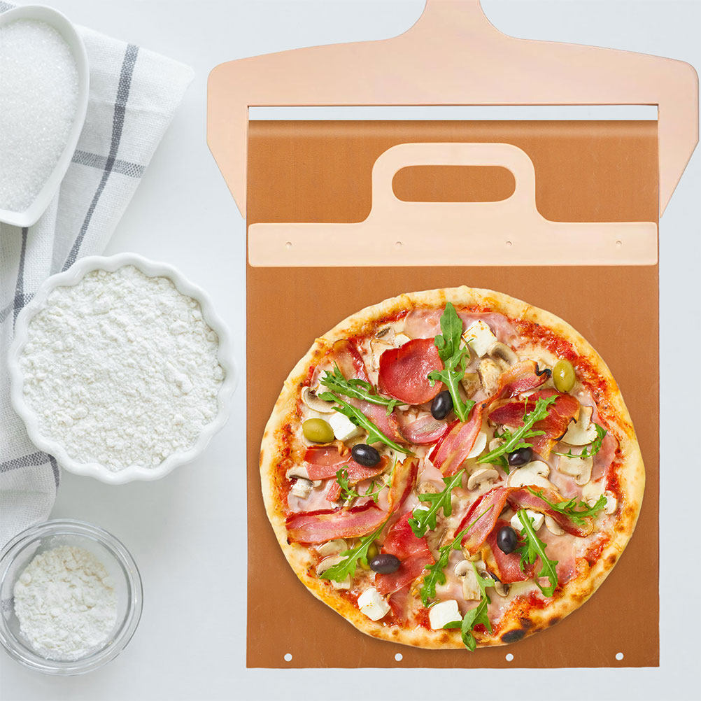 แผ่นรองพิซซ่าแบบเลื่อน 2 ชิ้น  - Pizza Stone Baking บทวิจารณ์และราคา