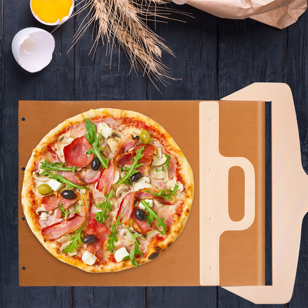แผ่นรองพิซซ่าแบบเลื่อน 2 ชิ้น  - Pizza Stone Baking บทวิจารณ์และราคา