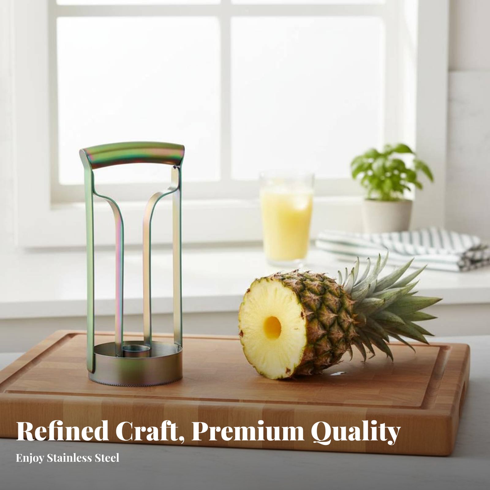 เครื่องตัดสับปะรดสแตนเลส ตัดแก - Kitchen Gadgets Tools บทวิจารณ์และราคา