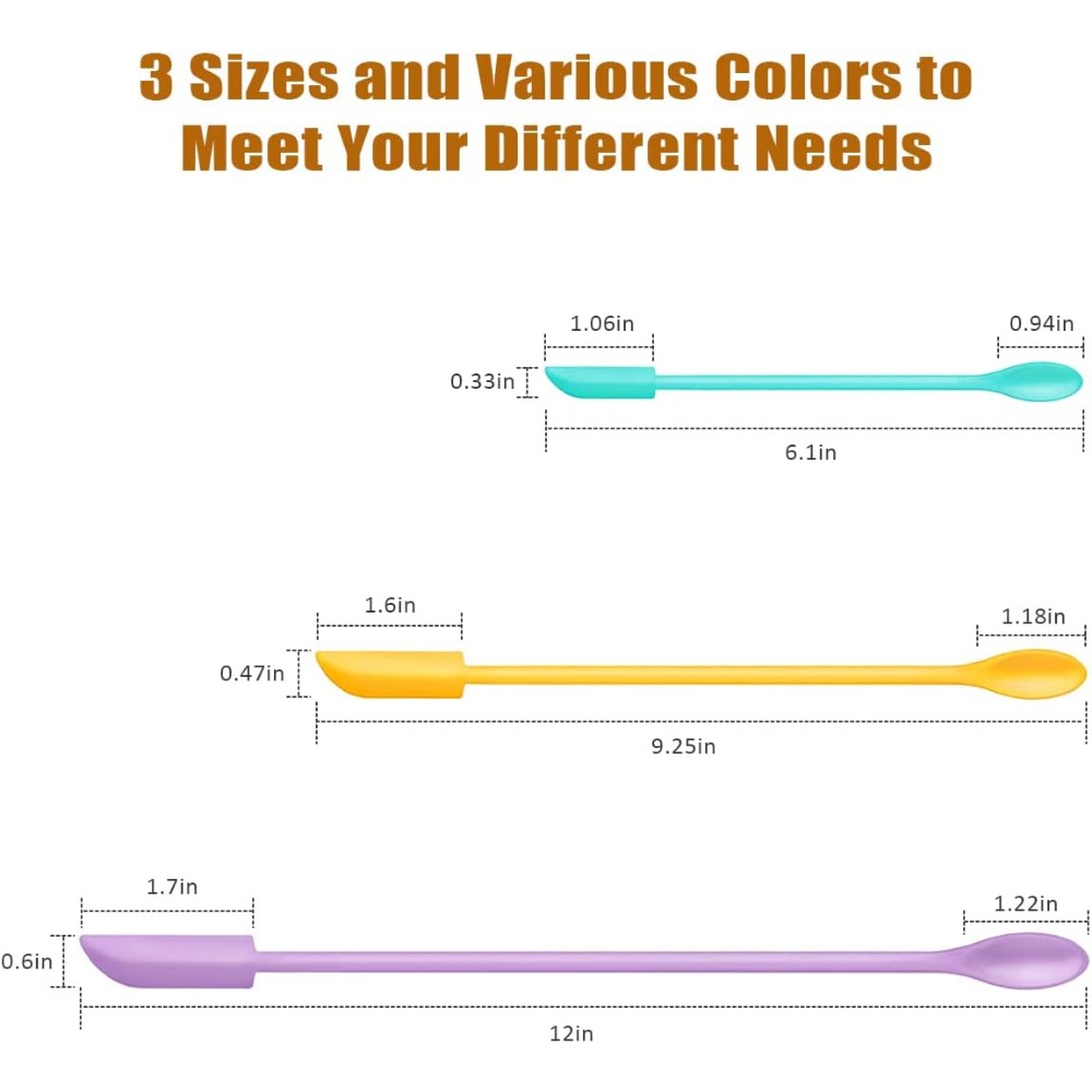 ชุดไม้พายซิลิโคนขนาดเล็ก - เหม - Silicone Spatula Set บทวิจารณ์และราคา