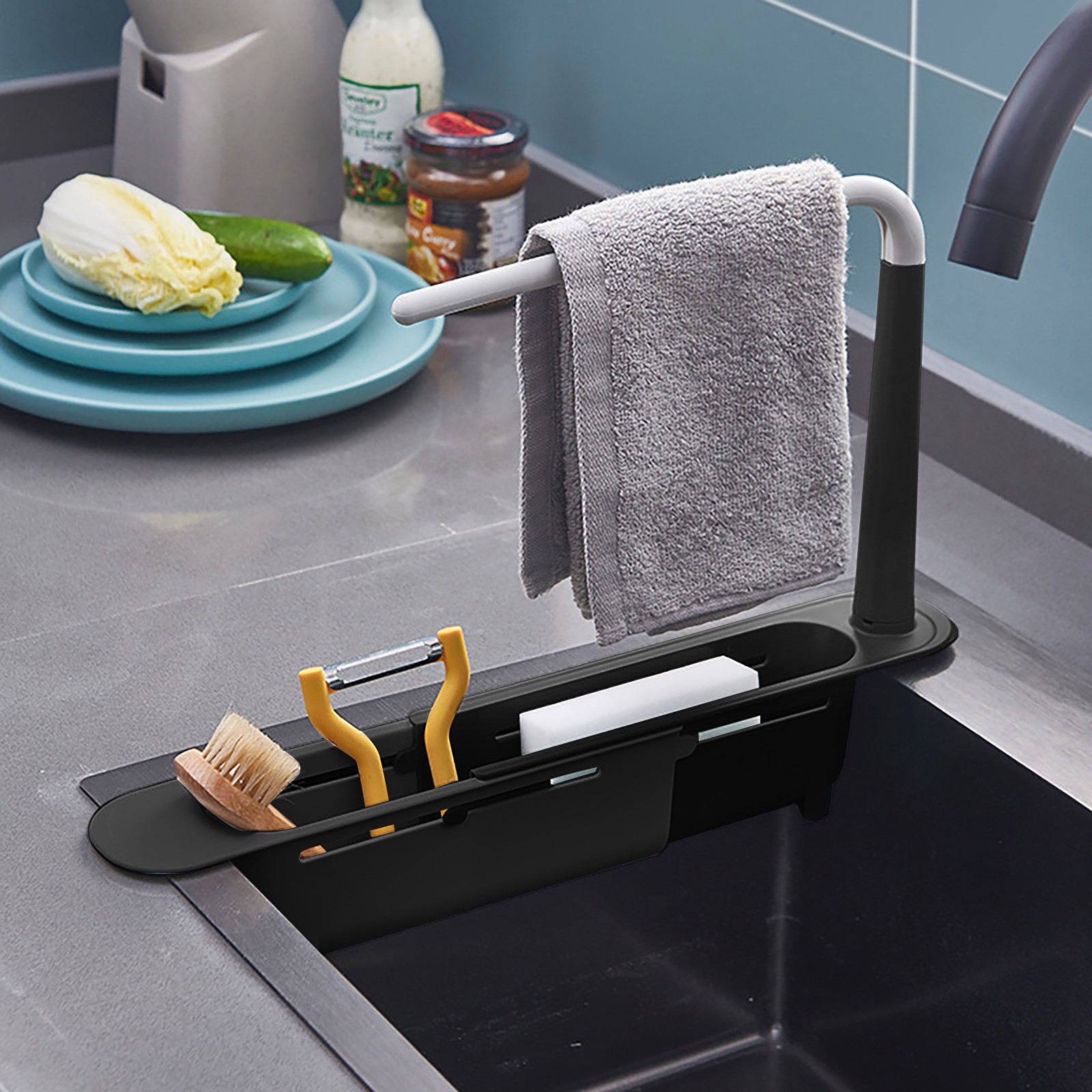 Elescopic ชั้นวางชั้นที่คว่ำชั - Kitchen Gadgets Everyone Needs บทวิจารณ์และราคา