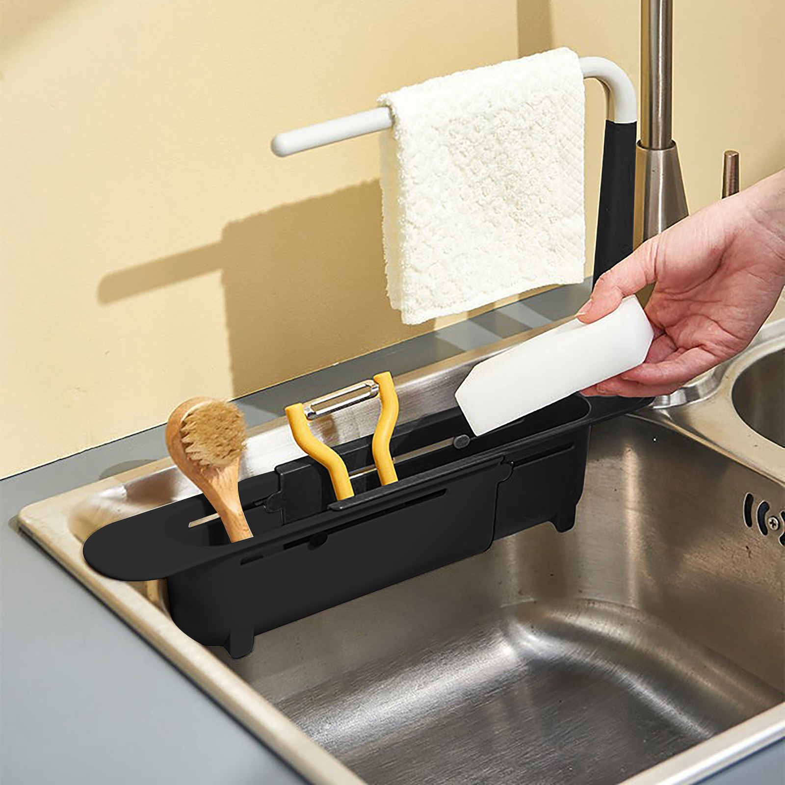 Elescopic ชั้นวางชั้นที่คว่ำชั - Kitchen Gadgets Everyone Needs บทวิจารณ์และราคา