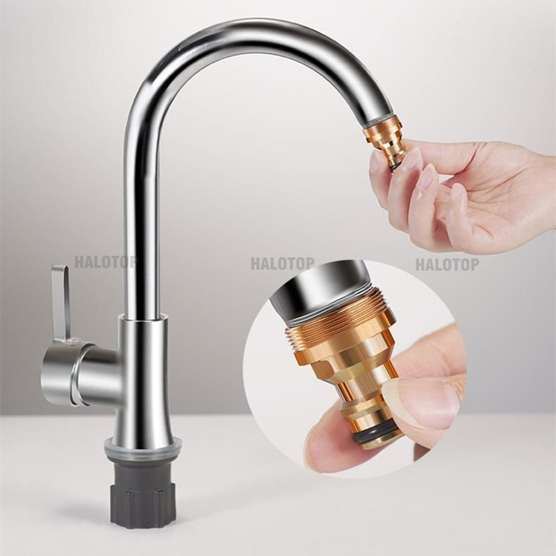 อะแดปเตอร์ก๊อกน้ำประปาทองเหลือ - Kitchen Gadgets Blender บทวิจารณ์และราคา