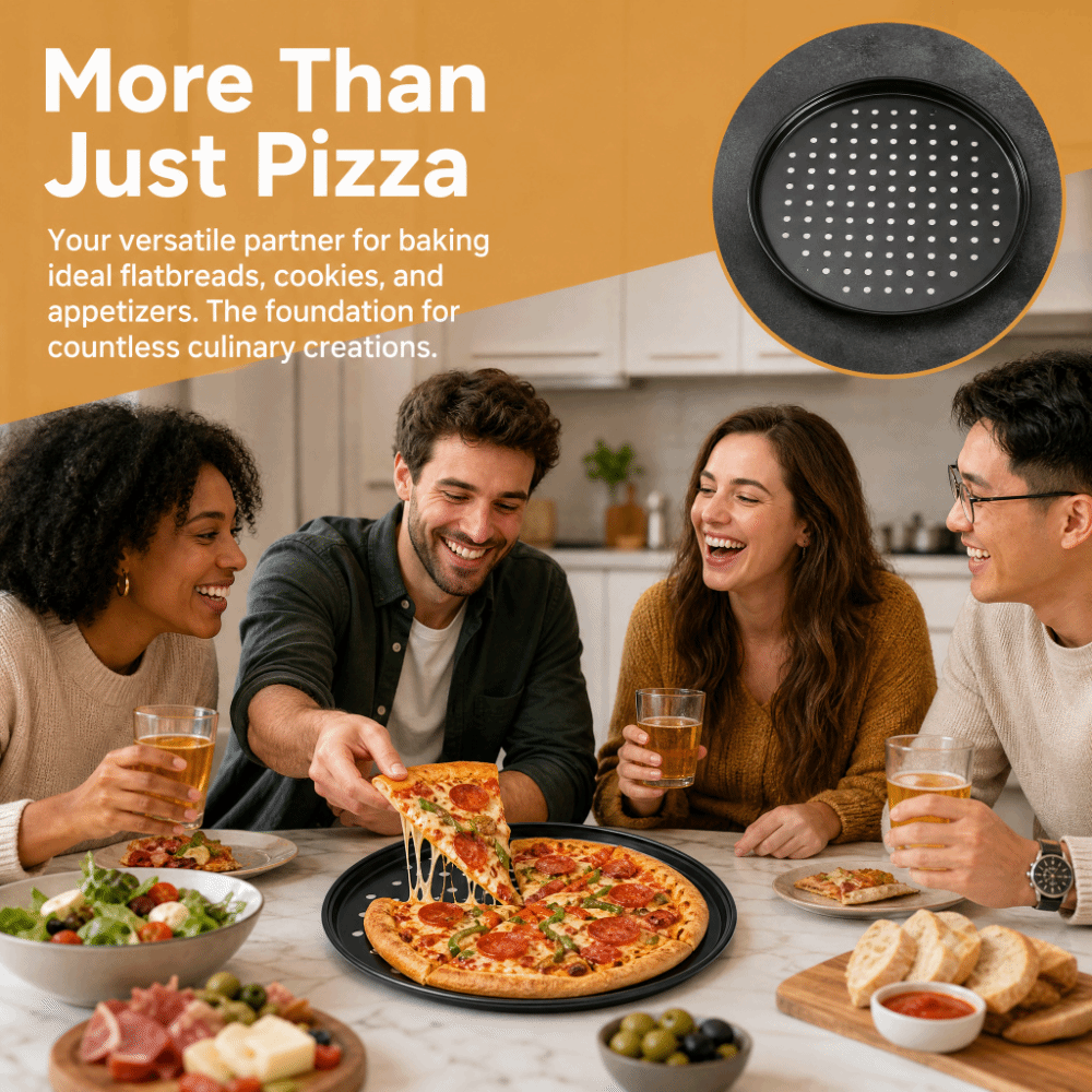ชุดถาดพิซซ่าเหล็กคาร์บอนแบบมีร - Pizza Stone Baking บทวิจารณ์และราคา