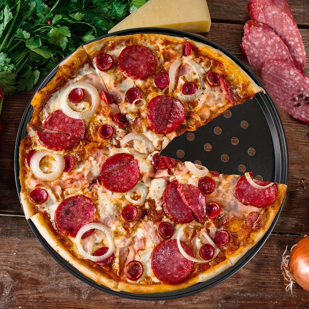 ชุดถาดพิซซ่าเหล็กคาร์บอนแบบมีร - Pizza Stone Baking บทวิจารณ์และราคา