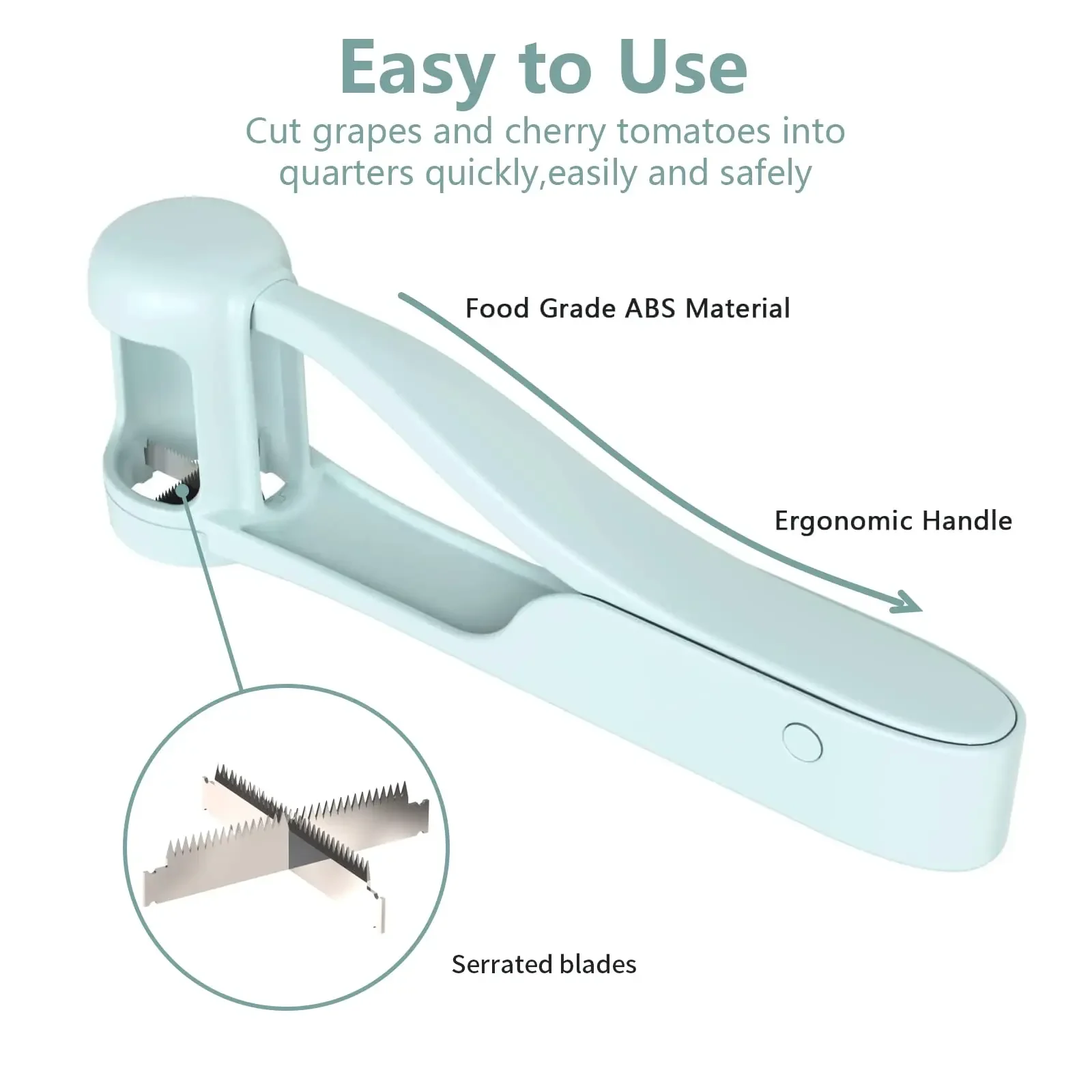ที่ตัดองุ่นสีเขียวสำหรับเด็กเล - Kitchen Gadgets Green บทวิจารณ์และราคา