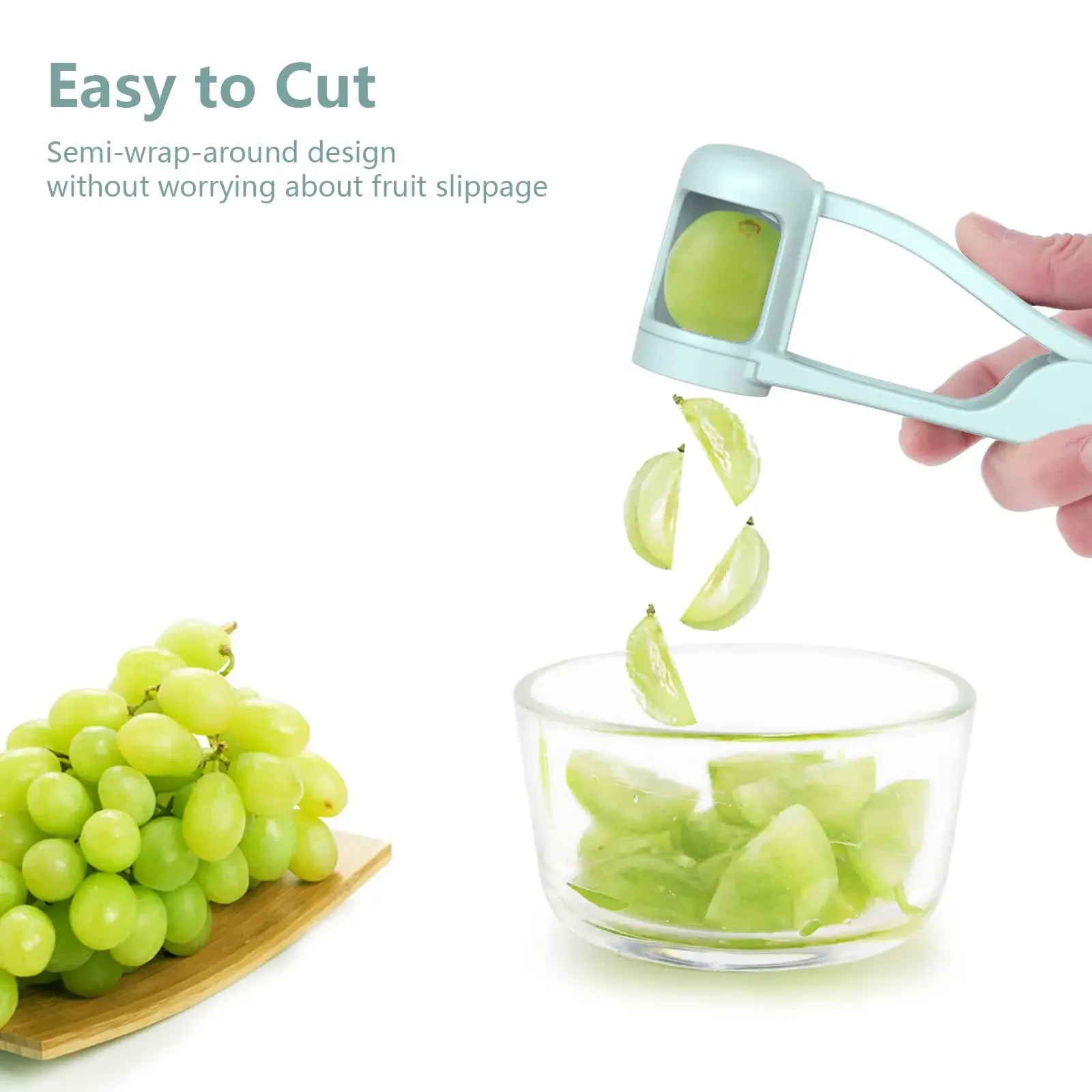 ที่ตัดองุ่นสีเขียวสำหรับเด็กเล - Kitchen Gadgets Green บทวิจารณ์และราคา