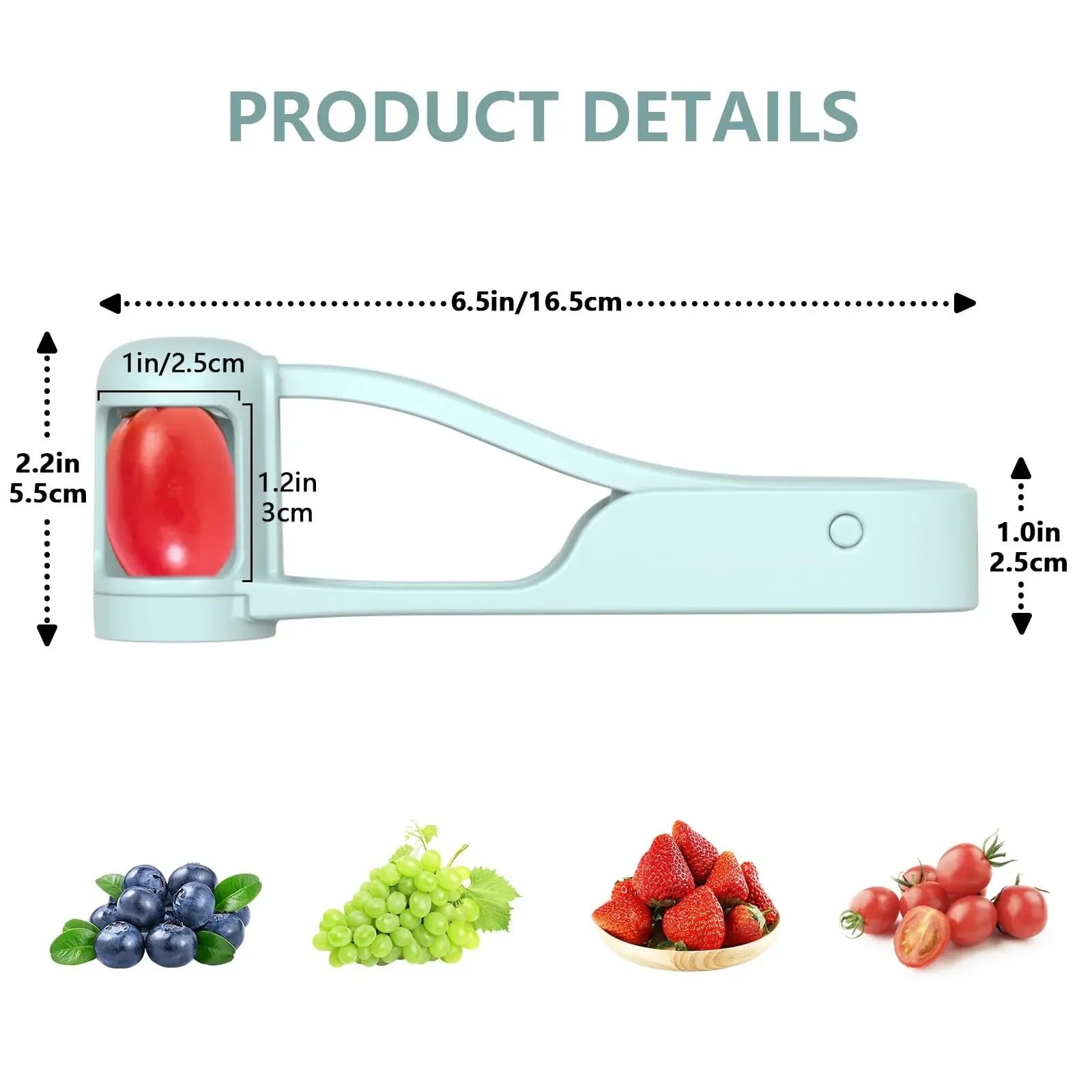 ที่ตัดองุ่นสีเขียวสำหรับเด็กเล - Kitchen Gadgets Green บทวิจารณ์และราคา