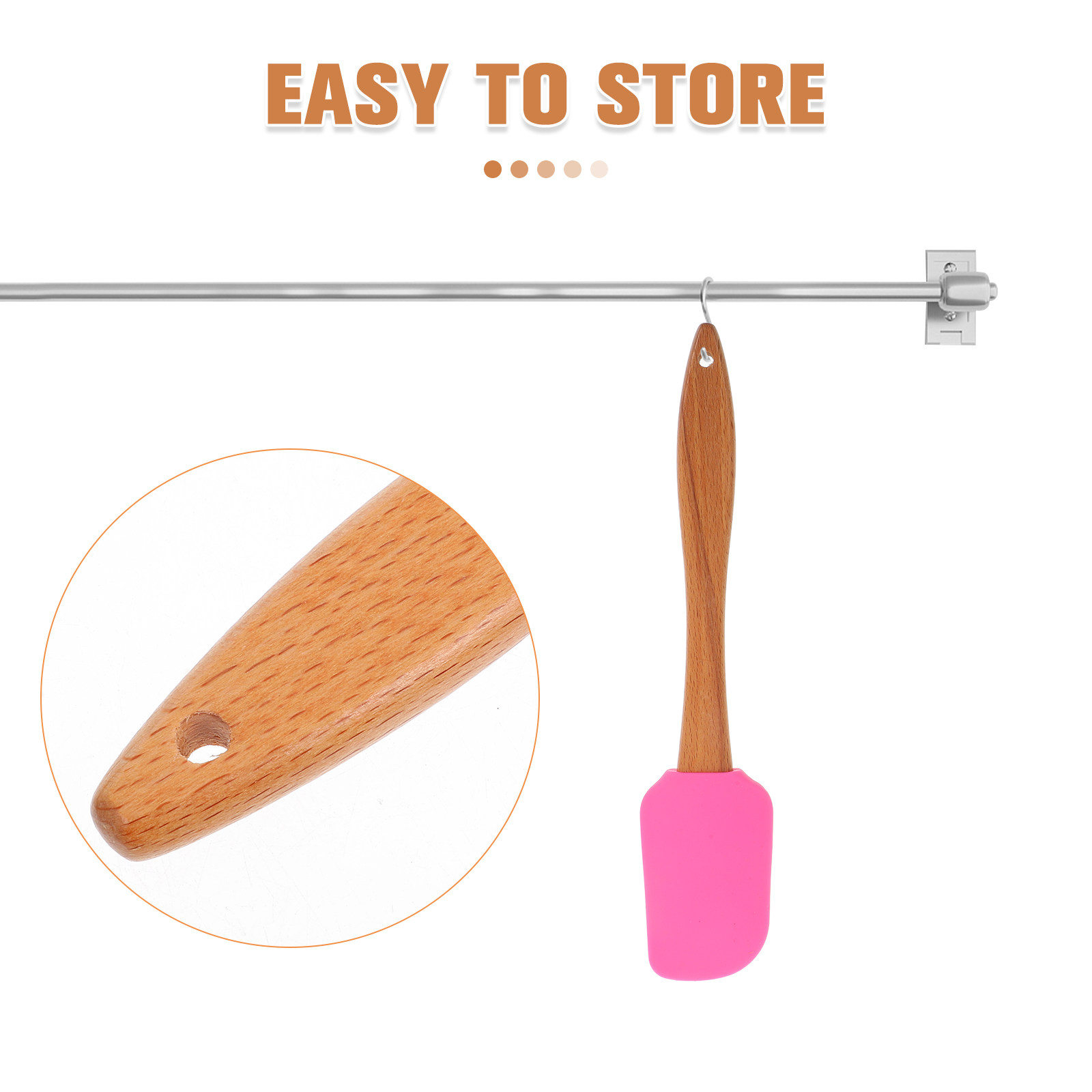 ชุดตะหลิวซิลิโคนวาเลนไทน์ 2 ชิ - Silicone Spatula Set บทวิจารณ์และราคา