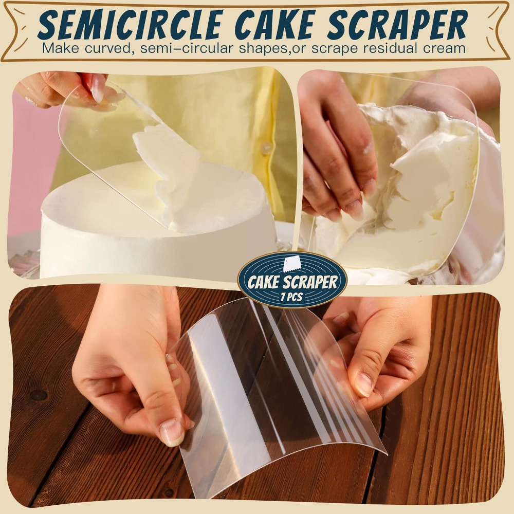 ชุดอุปกรณ์ขูดและปาดแป้งทำขนม 7 - Silicone Spatula Set บทวิจารณ์และราคา