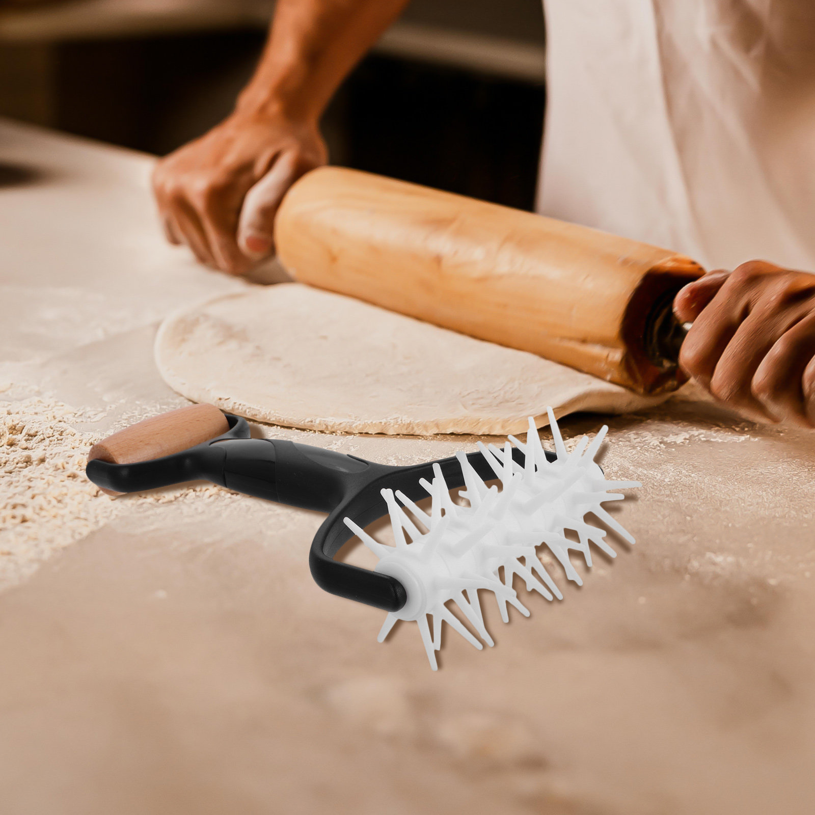 เครื่องรีดแป้งพิซซ่าอเนกประสงค - Pizza Stone Baking บทวิจารณ์และราคา