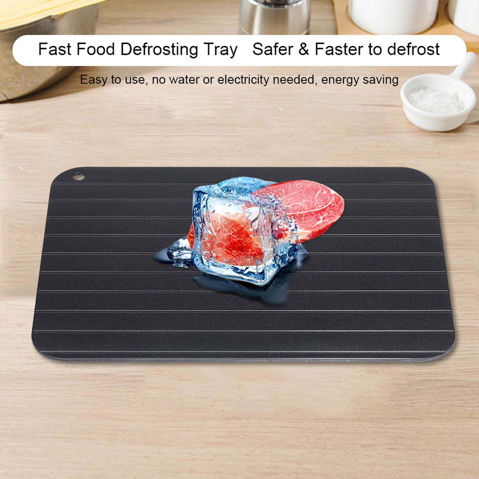 ถาดละลายน้ําแข็งอย่างรวดเร็วอล - Kitchen Gadgets Cool บทวิจารณ์และราคา