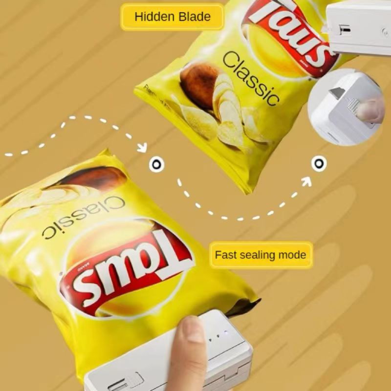 2 In 1 Mini แบบพกพาเครื่องซีลอ - Kitchen Gadgets Cool บทวิจารณ์และราคา