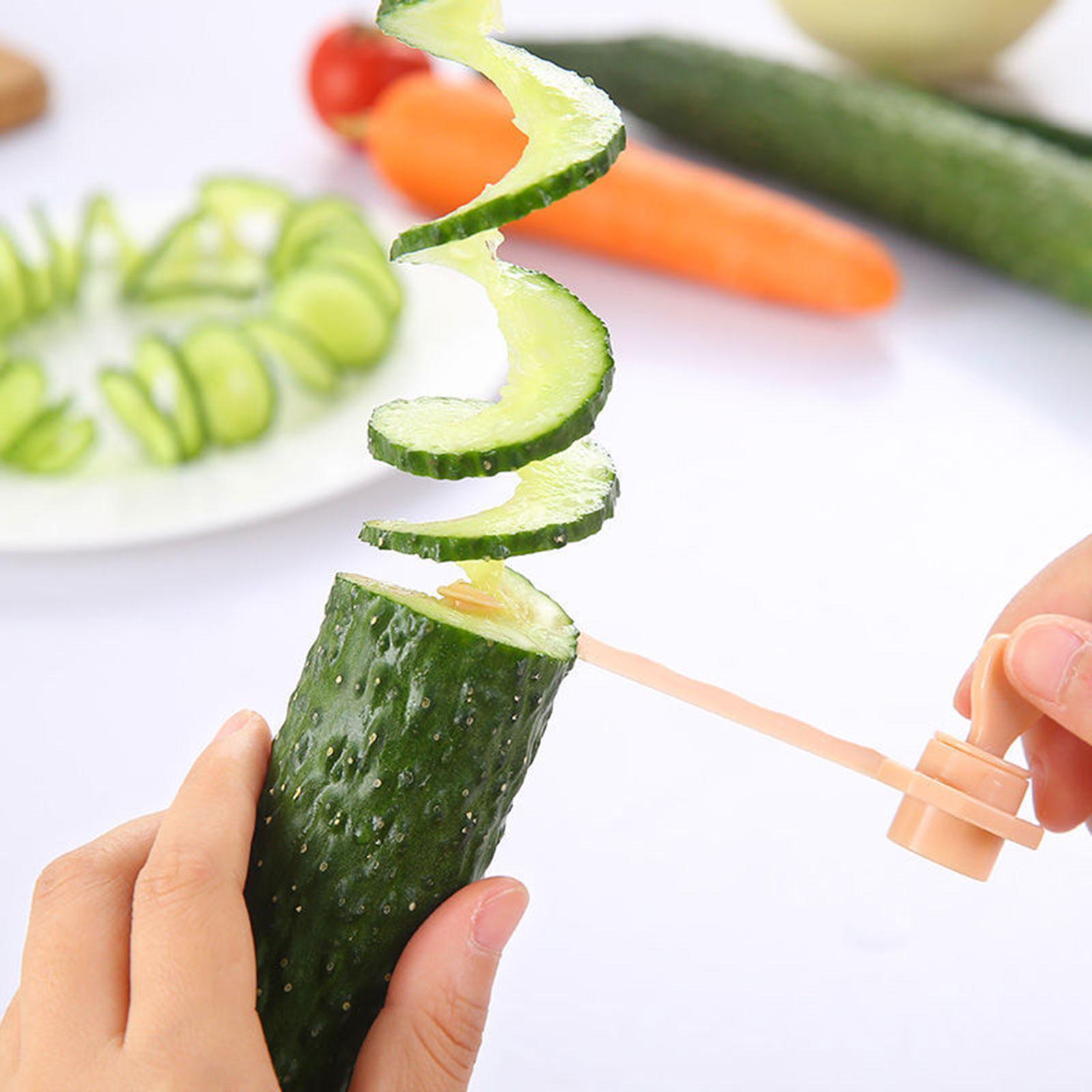เครื่องตัดมันฝรั่งแบบเกลียว 3  - Kitchen Gadgets Vegetable Cutter บทวิจารณ์และราคา