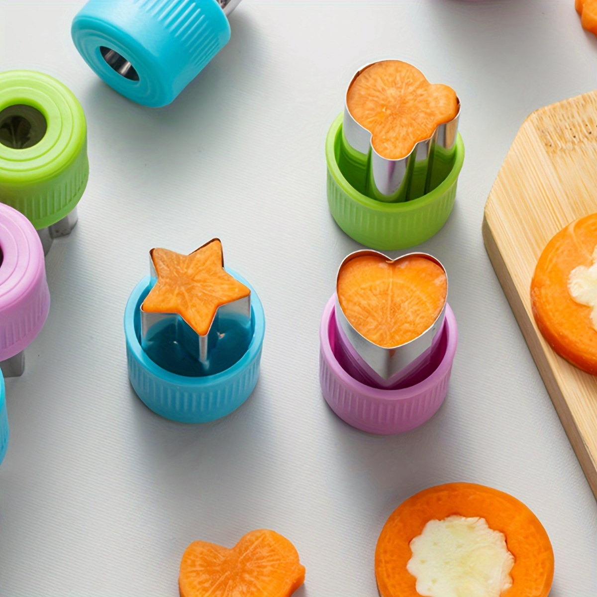 เครื่องตัดผักรูปดาวหัวใจ ด้ามจ - Kitchen Gadgets Vegetable Cutter บทวิจารณ์และราคา