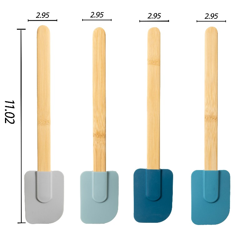 ชุดตะหลิวซิลิโคนหลากสี 4 ชิ้น  - Silicone Spatula Set บทวิจารณ์และราคา