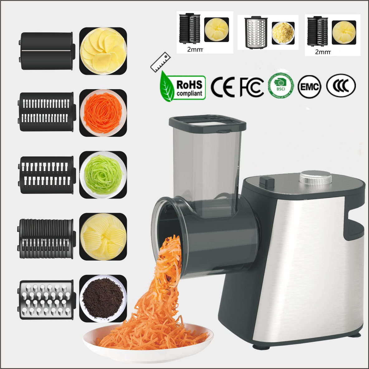 เครื่องหั่นอาหาร เครื่องขูดชีส - Kitchen Gadgets Vegetable Cutter บทวิจารณ์และราคา