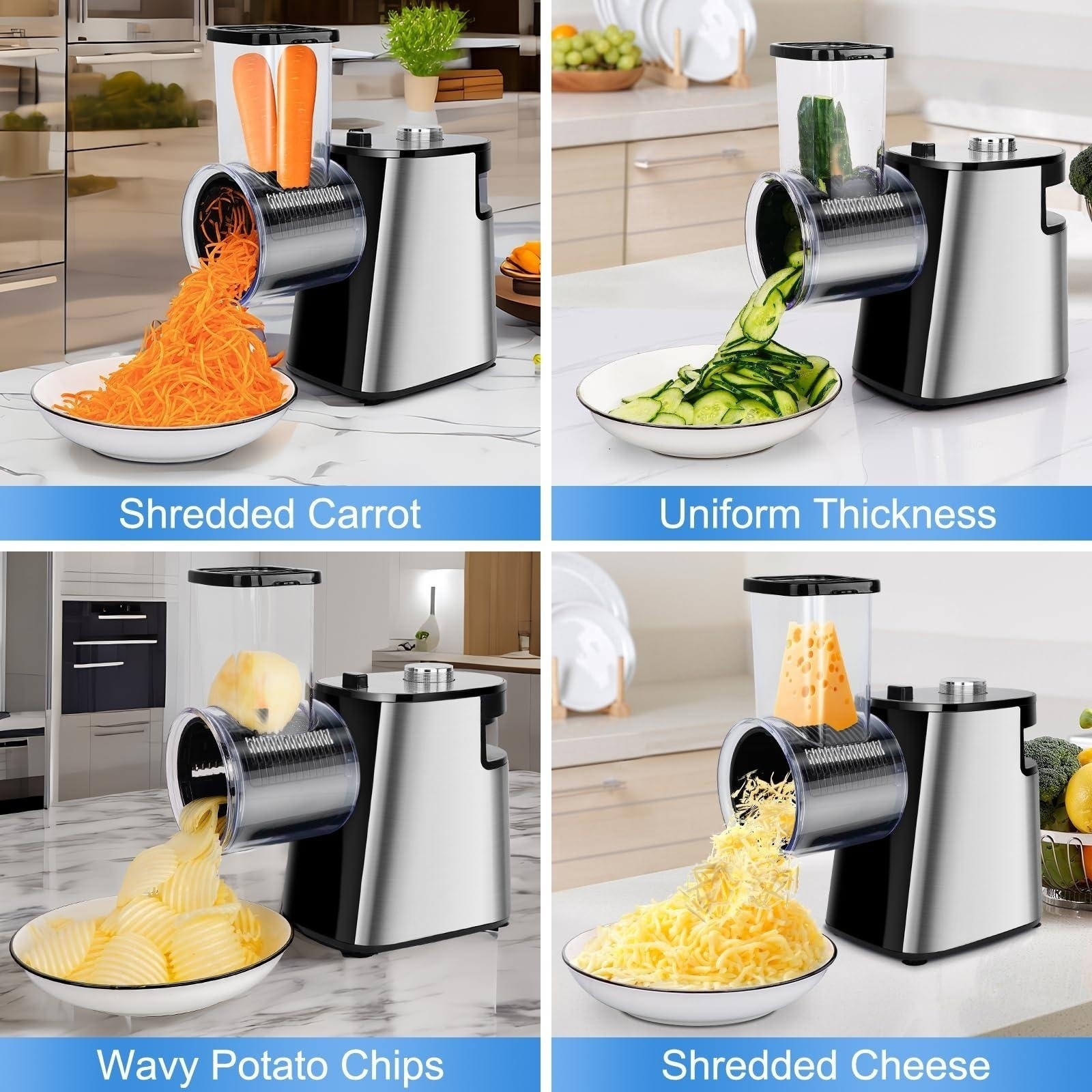 เครื่องหั่นอาหาร เครื่องขูดชีส - Kitchen Gadgets Vegetable Cutter บทวิจารณ์และราคา