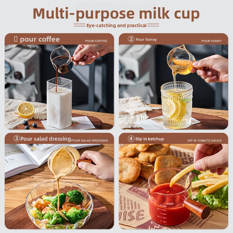ถ้วยตวงแก้วทนความร้อนพร้อมด้าม - Kitchen Gadgets & Toys บทวิจารณ์และราคา
