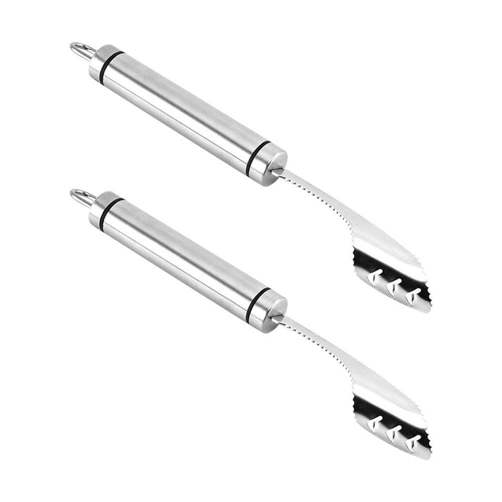 ที่คว้านเมล็ดพริกสแตนเลส 2 ชิ้ - Kitchen Gadgets Tools บทวิจารณ์และราคา