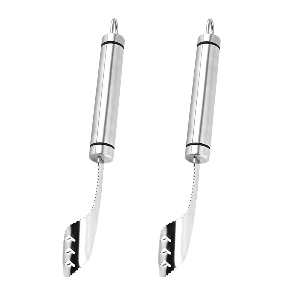ที่คว้านเมล็ดพริกสแตนเลส 2 ชิ้ - Kitchen Gadgets Tools บทวิจารณ์และราคา