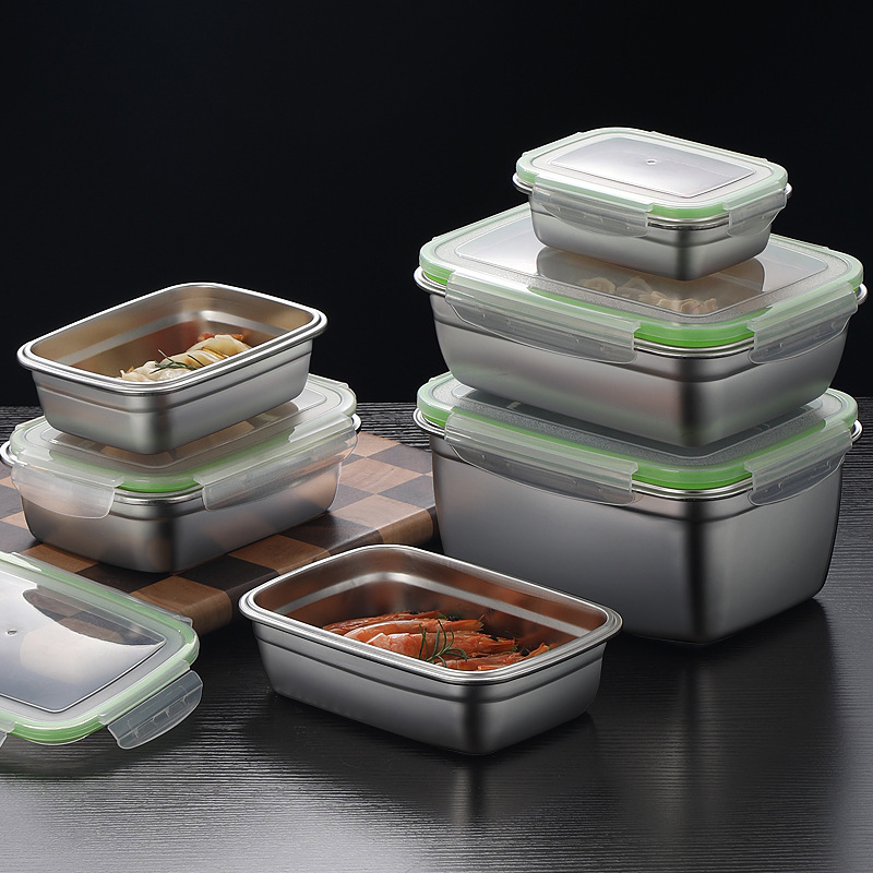ชุดกล่องอาหารกลางวันสแตนเลส 30 - Kitchen Gadgets Organizer บทวิจารณ์และราคา