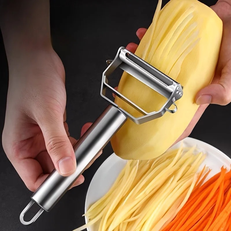ที่ปอกเปลือกสแตนเลสสำหรับครัว  - Kitchen Gadgets Vegetable Cutter บทวิจารณ์และราคา