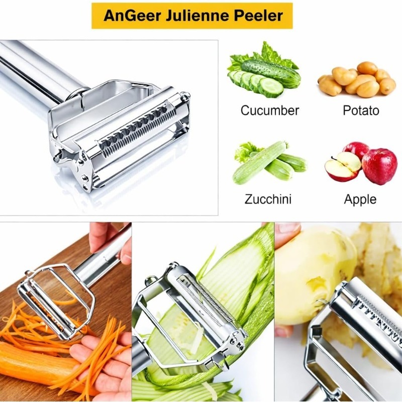 ที่ปอกเปลือกสแตนเลสสำหรับครัว  - Kitchen Gadgets Vegetable Cutter บทวิจารณ์และราคา