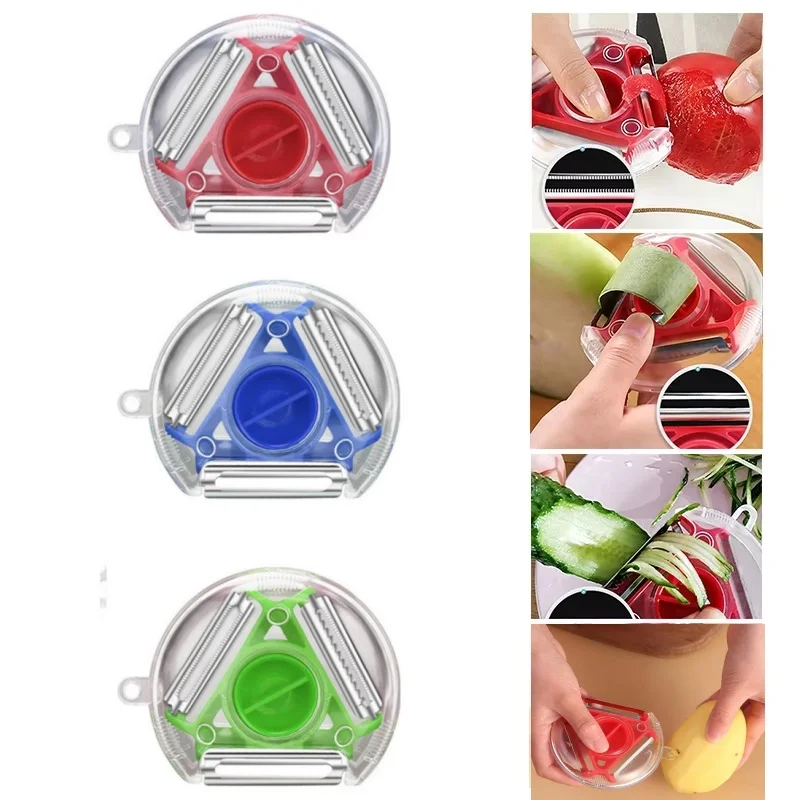 ชุดเครื่องมือปอกผัก 3 ชิ้น พร้ - Kitchen Gadgets Vegetable Cutter บทวิจารณ์และราคา