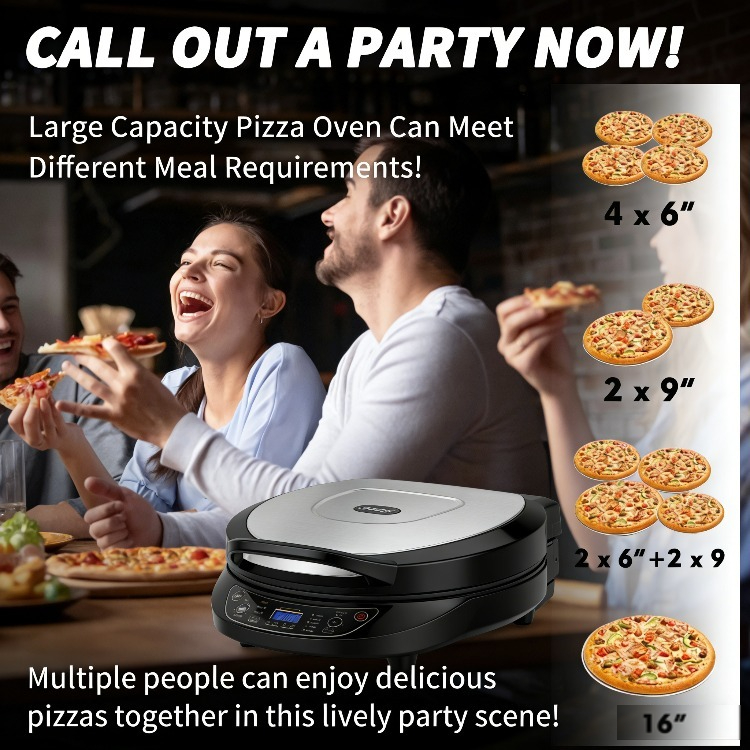 เตาอบพิซซ่ากลางแจ้งขนาด 16 นิ้ - Pizza Stone Baking บทวิจารณ์และราคา
