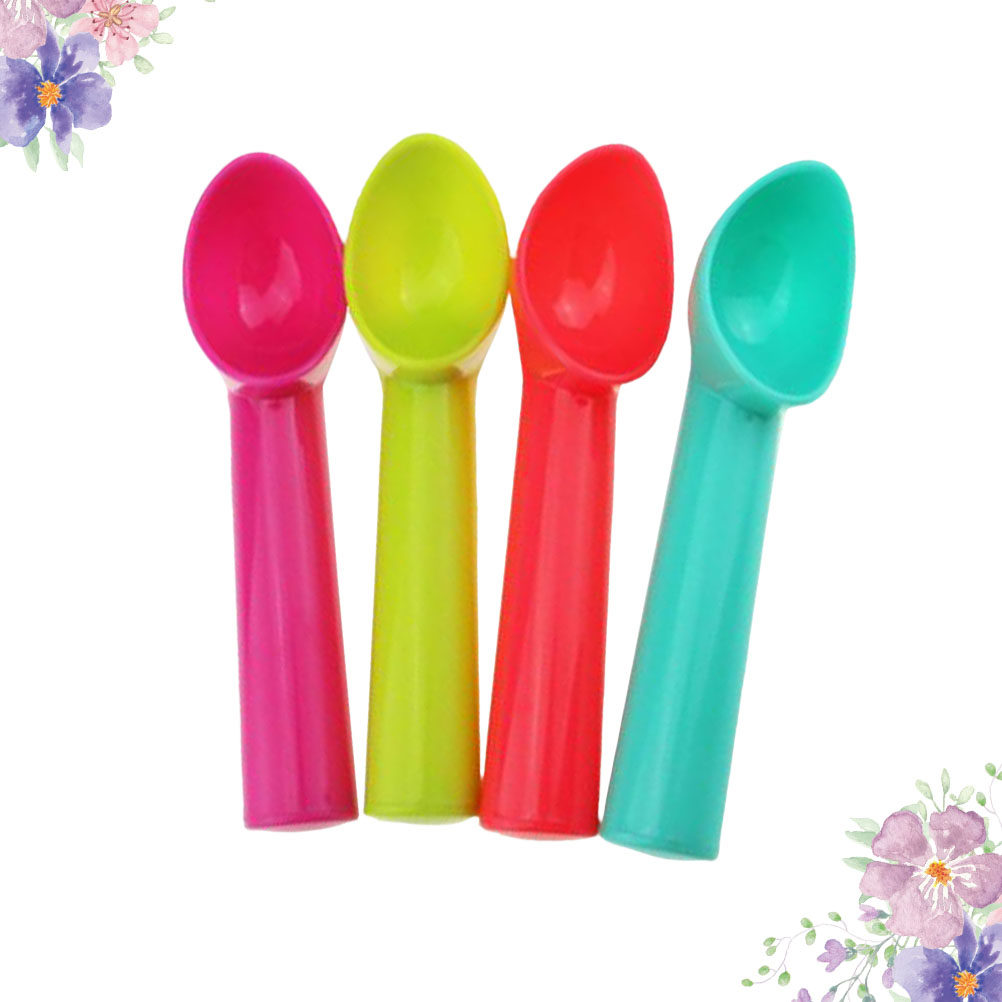 ช้อนตักไอศกรีม 4 ชิ้น ช้อนพลาส - Kitchen Gadgets & Toys บทวิจารณ์และราคา